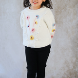 Rafaela White-Flowers Jumper