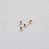 Classic Round Studs - 10k Gold