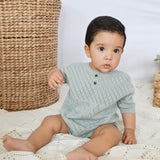 Bego Bubble Blue Knitted Romper