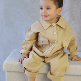 Rugged Rookie Beige Jumpsuit